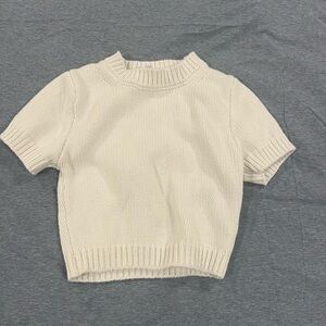 Le Lis Ivory Knit Pullover